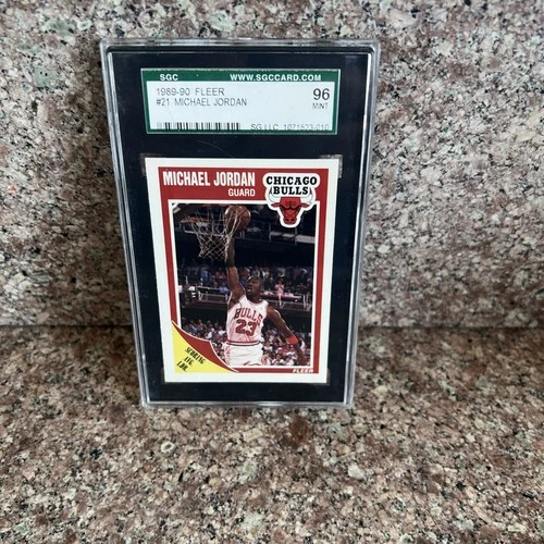 1989 FLEER #21 MICHAEL JORDAN SGC 9