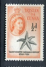 TRISTAN DA CUNHA; 1960 early QEII Pictorial issue fine MINT MNH Unmounted 1/2d.