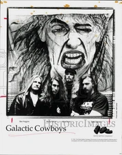 1991 Press Photo Galactic Cowboys, Music Group - hpp22247
