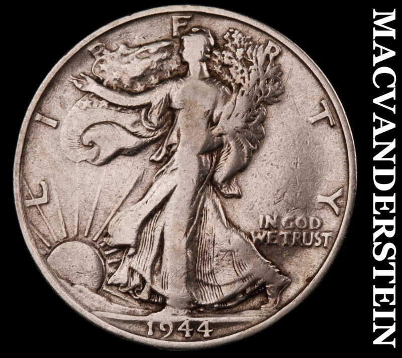 1944-S Silver Walking Liberty Half Dollar - Scarce  Better Date  #M618
