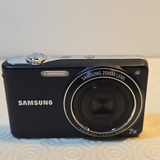 Cámara digital compacta Samsung PL201 14,2 MP con tarjeta SD de 4 GB probada funcionando