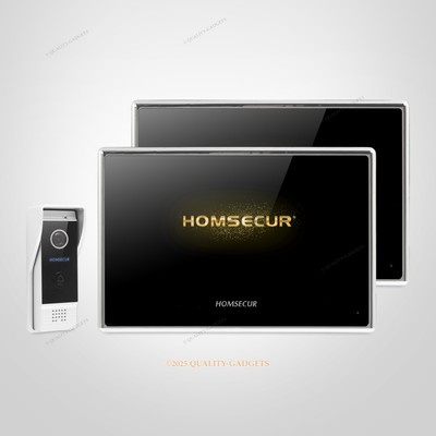 HOMSECUR 7'' HD Video&Audio Intelligente Türklingel Wasserdichter Nachtvision