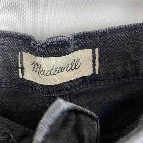 Madewell High Rise Denim Shorts K6156 Womens Black Jean Stretch Size 26 - Picture 4 of 7