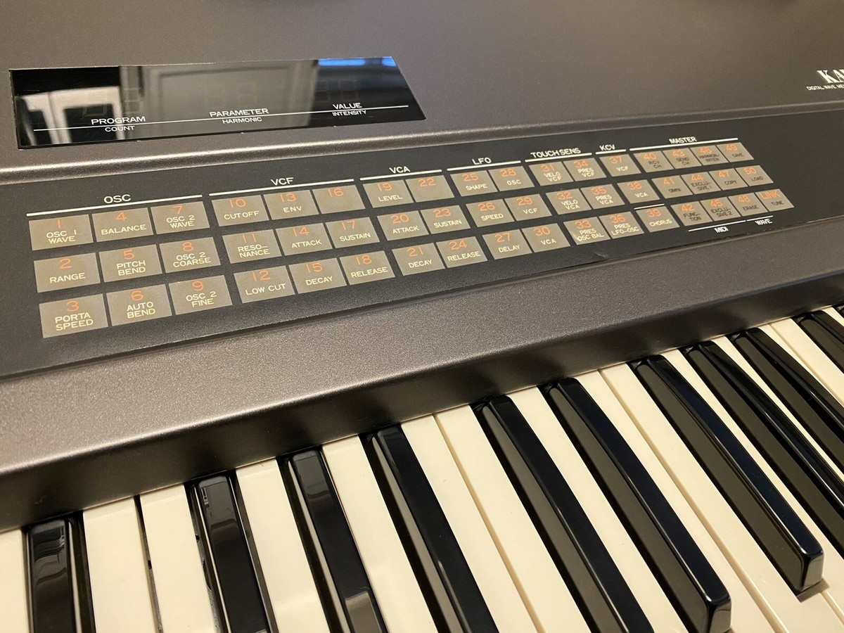 KAWAI K3 MUSIC WAVETABLE SYNTHESIZER WITH 32 WAVETABLES IN KAWAI K3 MUSIC WAVETABLE SYNTHESIZER WITH 32 WAVETABLES IN
