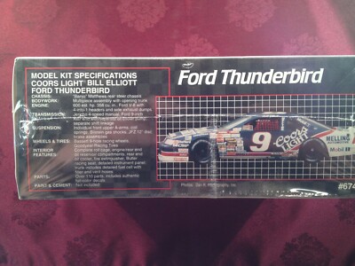 BILL ELLIOTT 1991 COORS LIGHT MELLING FORD THUNDERBIRD #9