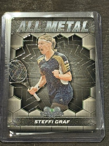 Steffi Graf #ALM-15 2024 Topps Graphite All Metal card