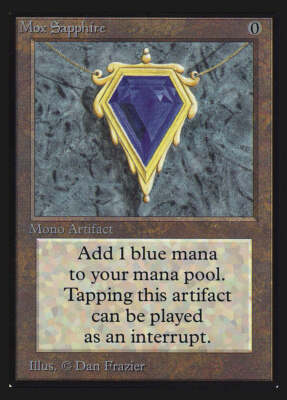 Magic: The Gathering MTG Mox Sapphire [Collectors' Edition Magic: The Gathering MTG Mox Sapphire [Collectors' Edition