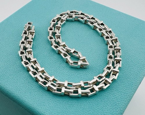 Collar de cadena en T estrecho Tiffany - Imagen 2 de 7