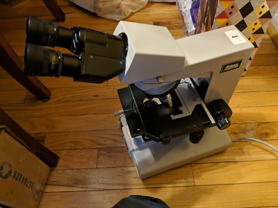 Nikon Labophot With 20x 10x 4x Objectives Light Source Cfw10x Lens