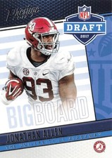 2017 Panini Prestige Draft Big Board Jonathan Allen #15 Rookie RC