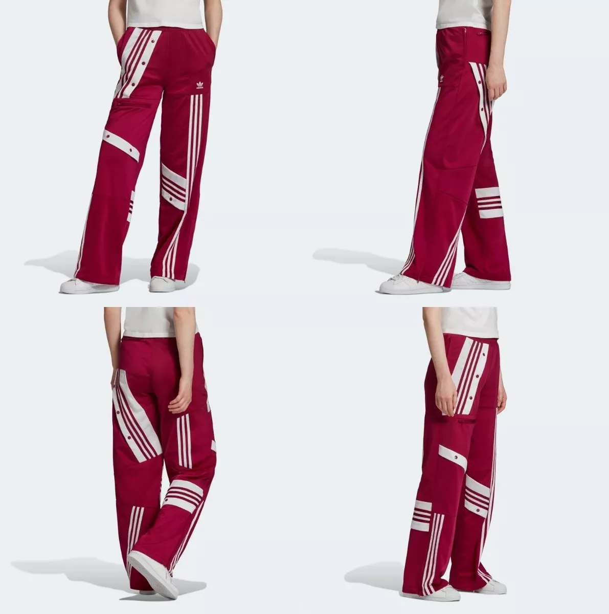 ADIDAS X DANIELLE CATHARI WOMENS TRACK PANTS POWER BERRY GD2414 WOMENS SMALL