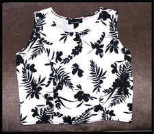 AMY'S CLOSET _ WOMEN'S _ FLORAL PRINT TANK TOP _ SIZE L (14)