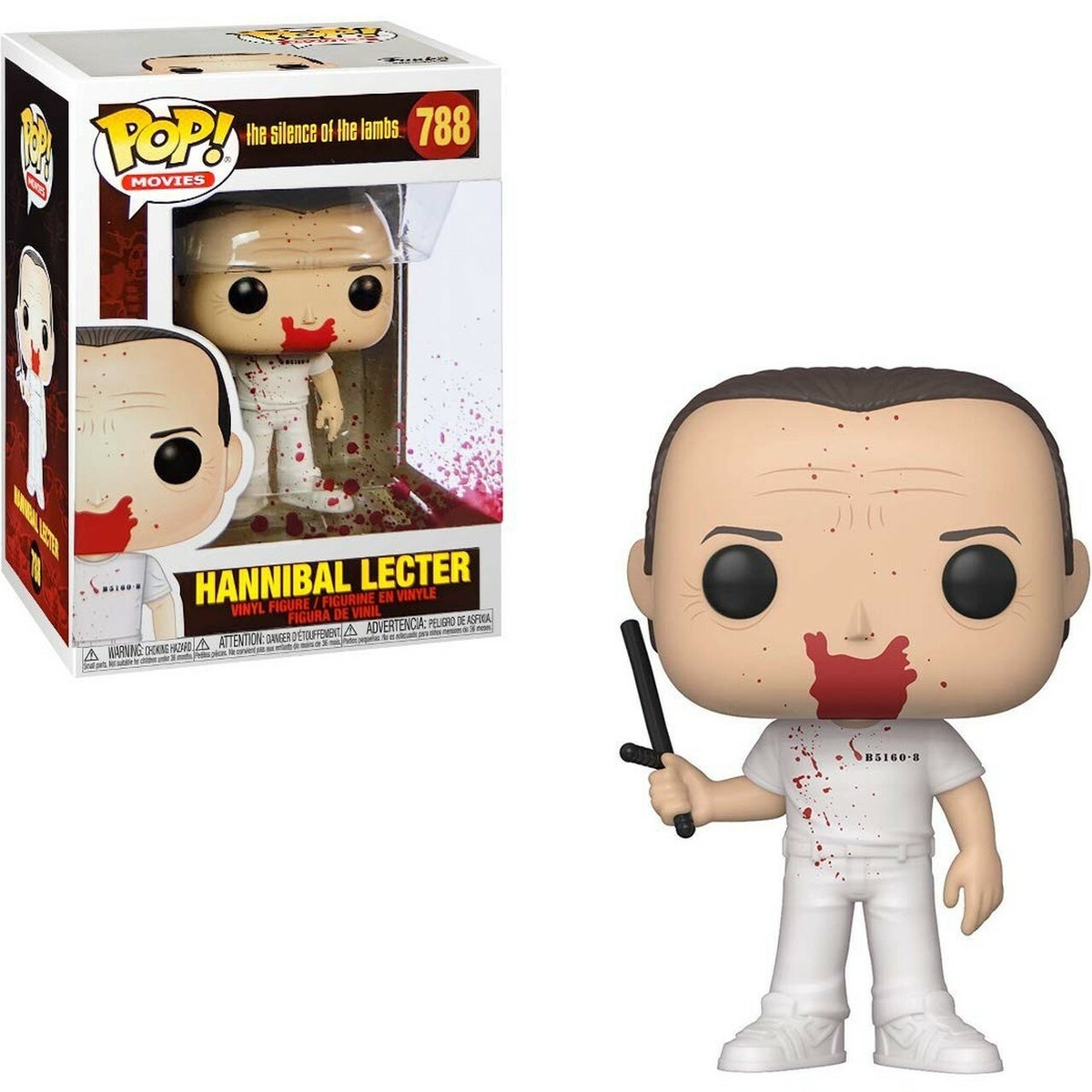 Silence of the Lambs Hannibal Lecter Bloody POP Figure Toy #788