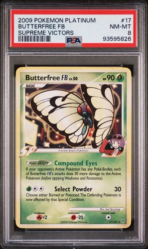 Butterfree FB graded PSA 8 for sale on eBay