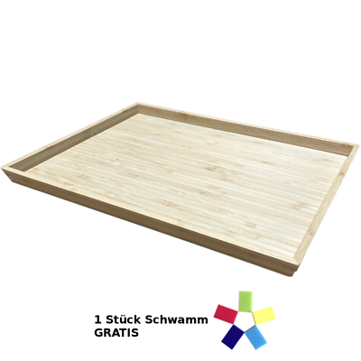 Ikea OSTBIT Serviertablett Bambus Tablett Frhstckstablett Holztablett Deko  | eBay.de