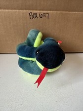 Ty Beanie Baby Hissy Snake Beanbag Plush Original Tag 1997 PE 4185 Gen 5