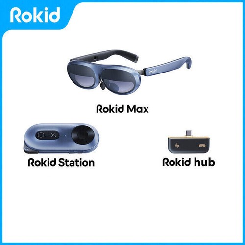 Rokid Max 2 AR Glasses 3D Smart VR Glasses Micro OLED Screen HUB Station AR Lite - Picture 26 of 37