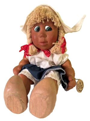 Vintage Herald Naber Baby Kids Dutch Doll Erika #185 1995 Signature Edition, 14 