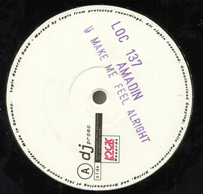 Amadin - U Make Me Feel Alright Vinyl 12'' 0719213