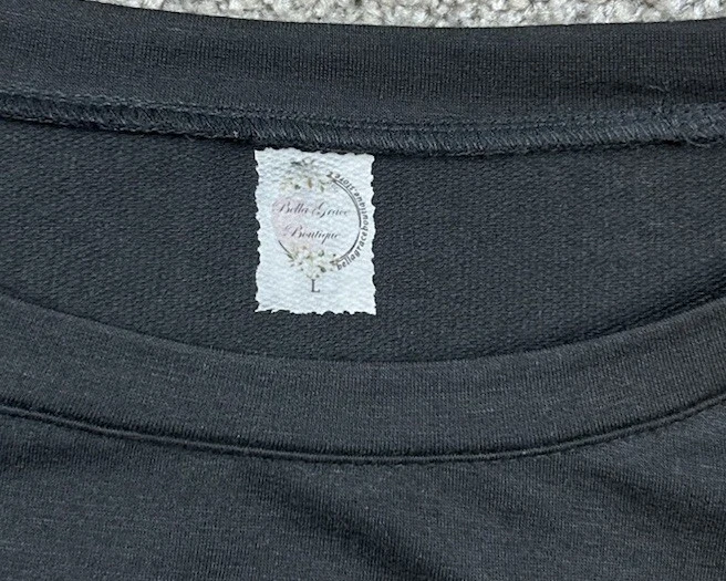 Sudadera grande pulóver con gráfico de cactus de vaca Bella Grace Boutique para mujer Foto 4 de 4