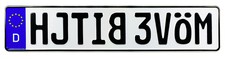 Move Bitch German License Plate