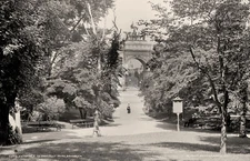 Entrance to Prospect Park Brooklyn NYC NY c1900 RPPC Photo Postcard COPY