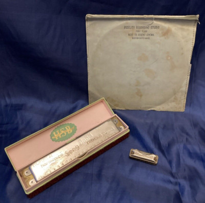 Hohner Mundharmonika + C.A.Seydolsohne ''Little Bandmaster'' und private Studioplatte