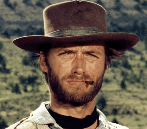 CLINT EASTWOOD SPAGHETTI WESTERN THE GOOD BAD AND UGLY STETSON COWBOY ...