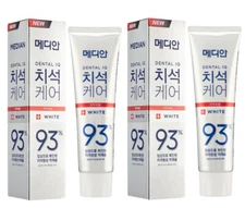 MEDIAN  93% Advanced Tartar Solution Toothpaste Whitening - 2 pcs X 120 gm