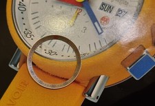 ALAIN SILBERSTEIN KRONO BAUHAUS GENUINE SILVER DIAL RING  *VERY RARE*