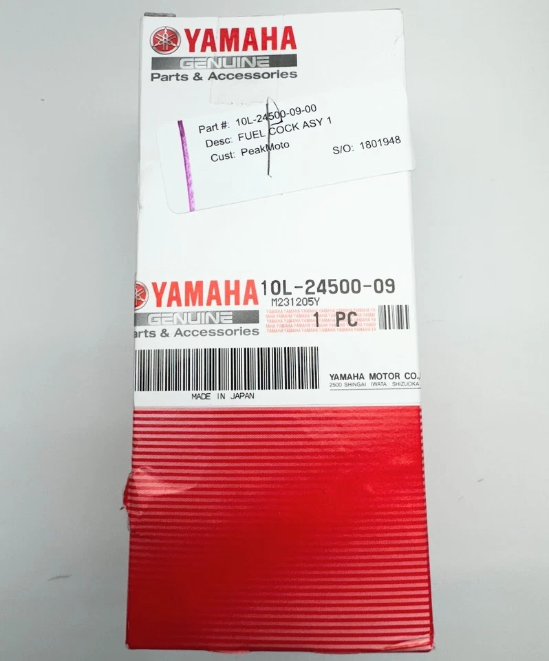 Válvula de desligamento genuína do tanque de gasolina YAMAHA 10L-24500-09-00 - Imagem 4 de 4