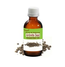 Aceite esencial de semilla Ambrette aroma almizcle para perfumería | Bangota 10 ml (0,34 OZ)