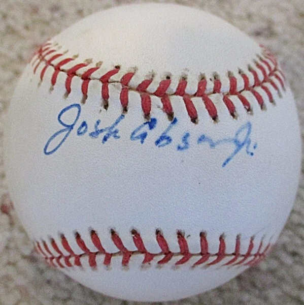 Sharp JOSH GIBSON JR Signed OAL Baseball JSA Full LOA Negro League - Image 2 of 4