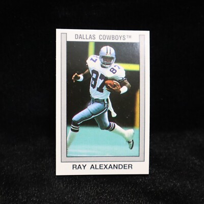 1989 Ray Alexander Dallas Cowboys Panini Sticker #40 | eBay