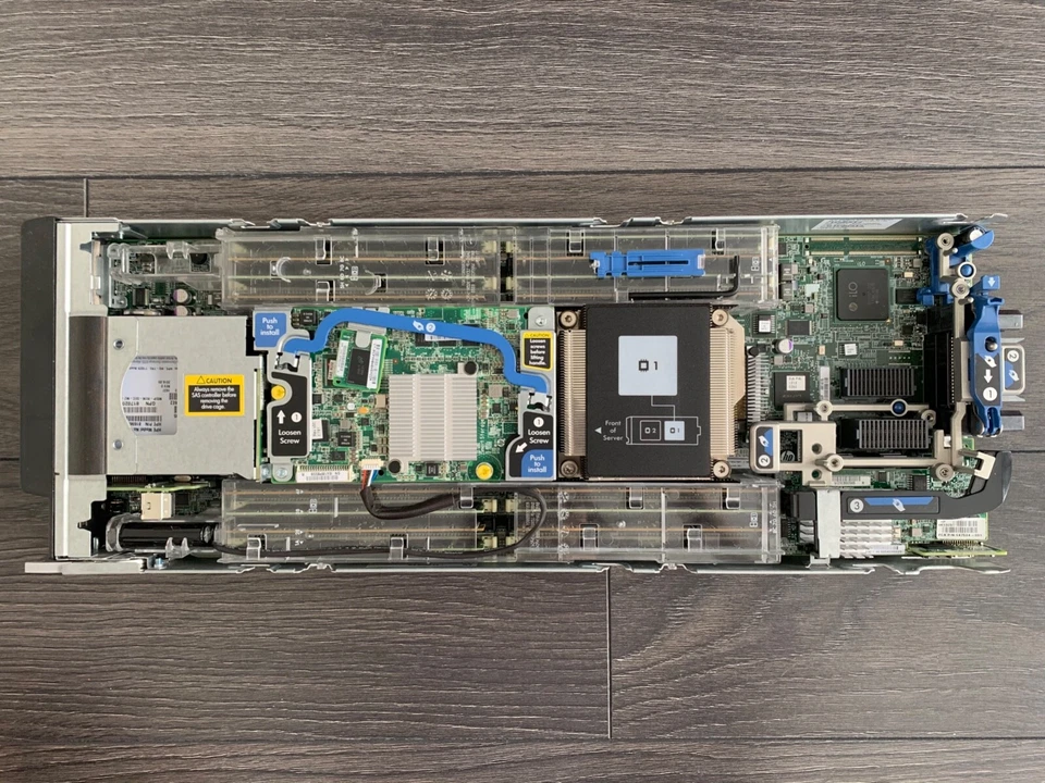 HP ProLiant BL460c Gen8 2x Xeon E5-2630v2 192GB RAM 2 x 120GB SSD - Image 2 of 4