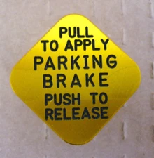 Aluminum Parking Brake Knob Push/Pull Valve
