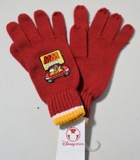 Disney Store Boys Mickey Mouse Racing Red XS 3-4 Years Gloves NWT 
