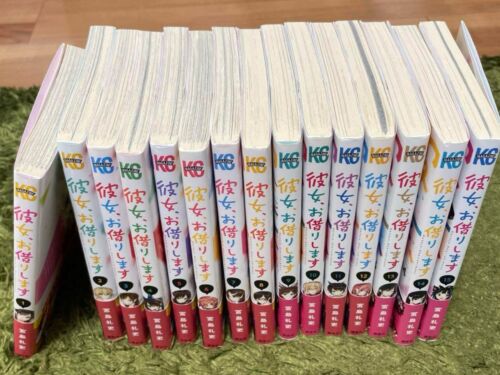 Kanojo Okarishimasu Rent A Girlfriend Japanese Vol.1-15 Manga Comic Set Anime - Picture 1 of 1