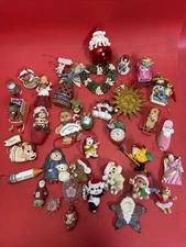 Christmas Ornament Lot – Assorted Animal Figurines & Holiday Decorations