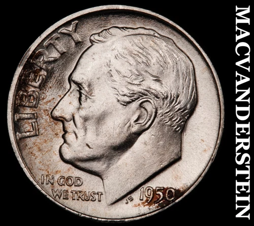 1950 Roosevelt Dime- Silver Choice Gem Brilliant Uncirculated  #i4088