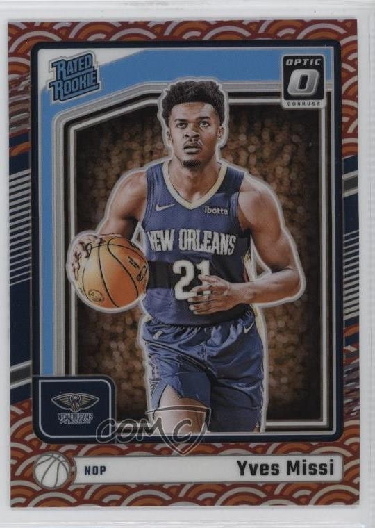 2024-25 Panini Donruss Optic Rated Rookie Photon Prizm Yves Missi #265 0ch