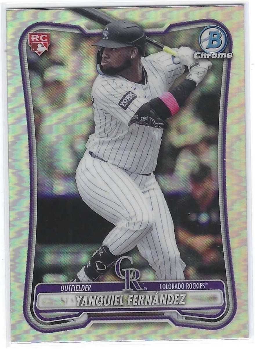 Yanquiel Fernandez 2026 Bowman Chrome Red Rookie Refractor #91