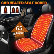 Car Heated Seat Pad Cushion Cover Heating Heater Warm 12/24V For Truck Van SUV