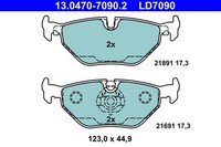 Bremsbelagsatz Scheibenbremse ATE Ceramic 13.0470-7090.2 FüR BMW E39 5Er Touring