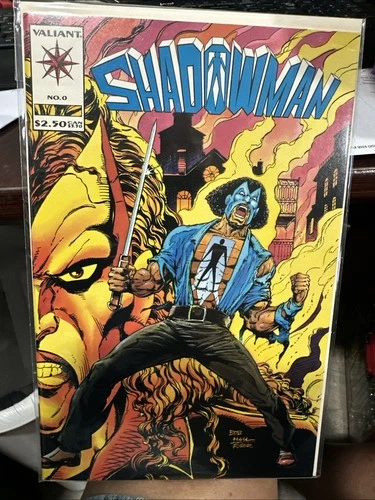 Shadowman #0 Non Chromium Cover (Valiant Comics April 1994)