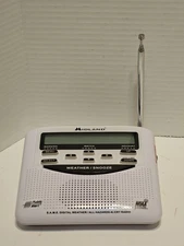 Midland WR-120EZ All Hazard Digital Weather Radio Public Alert NOAA White