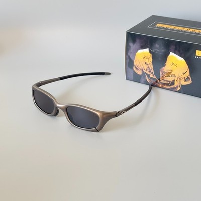 Oakley Mag four Sunglasses Black Lenses/Magnesium Four Frame