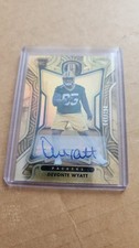DEVONTE WYATT 2022 PANINI GOLD STANDARD ROOKIE #181 AUTO #047/199