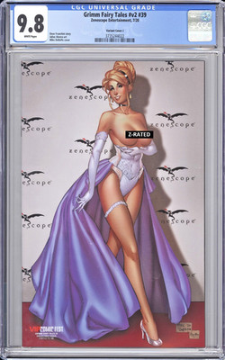 GFT ZENESCOPE GRIMM FAIRY TALES V2 #39 J CGC 9.8 LE 100 MIKE DeBALFO VIP