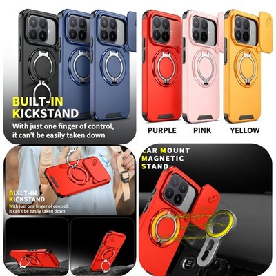 Für Xiaomi 17T/ 17T Pro PHONE Case mit Slide Kamera Ring Kickstand Abdeckung